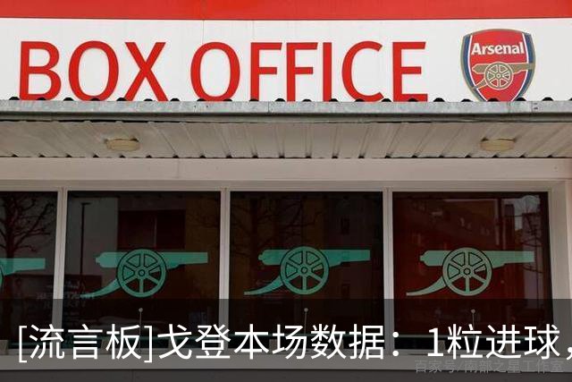 [流言板]戈登本场数据：1粒进球，4次射门2次射正，4次关键传球